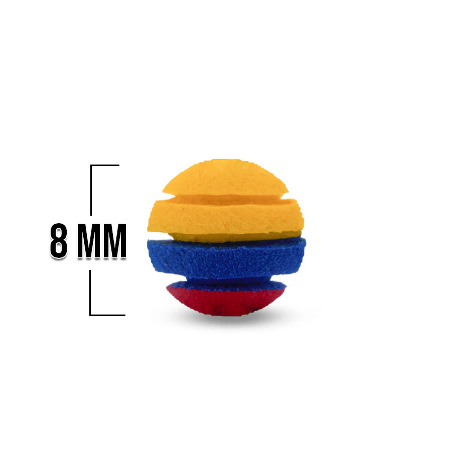 Bola Neopreno Rayado Bandera Colombia TR-30 - Imagen 2