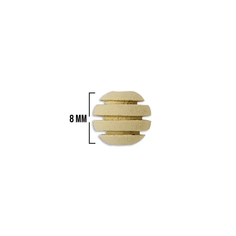 Bola Neopreno Un Tono Rayado Beige Claro TR-08 - Imagen 4