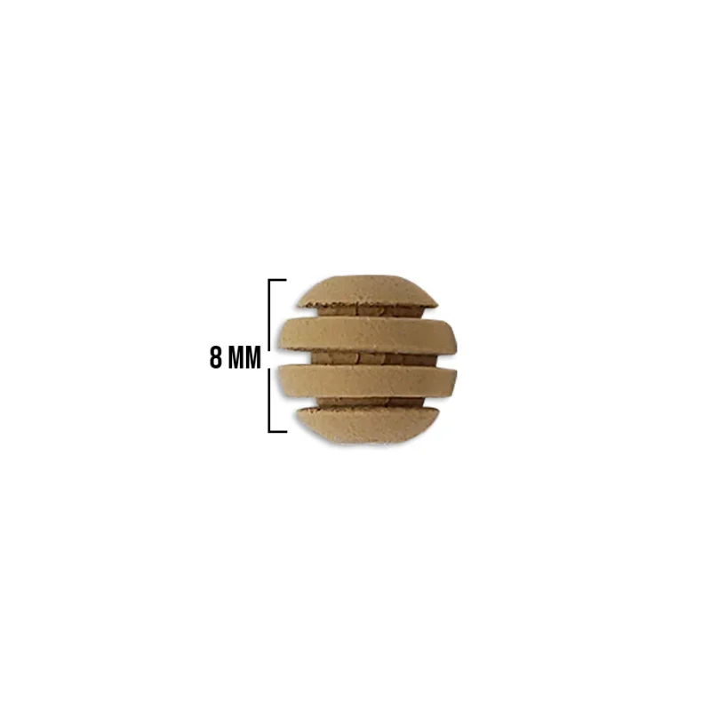Bola Neopreno Un Tono Rayado Beige Oscuro TR-09 - Imagen 4