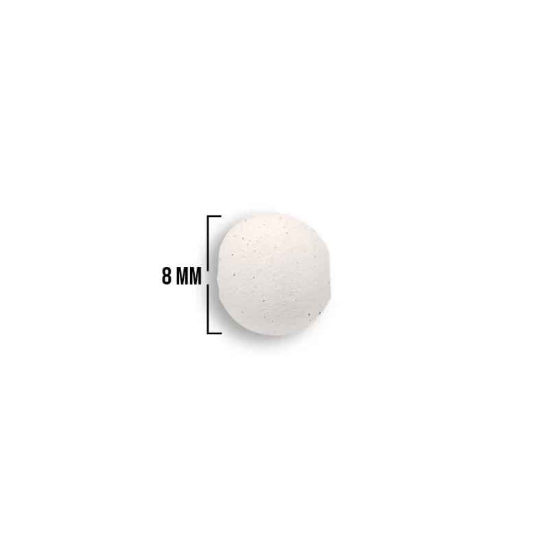 Bola Neopreno Un Tono Liso Blanco TL-09 - Imagen 5