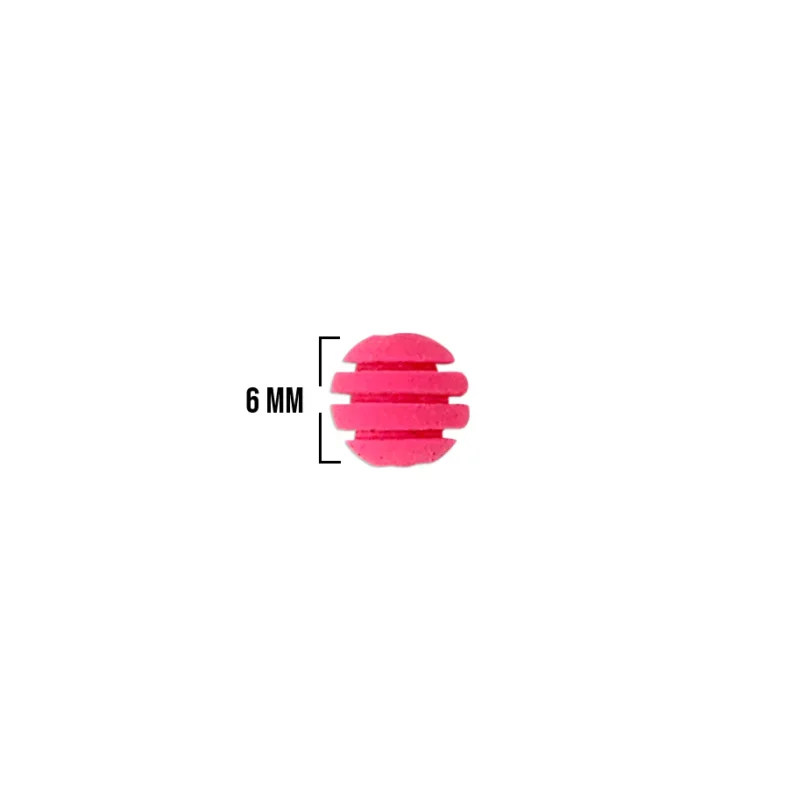 Bola Neopreno Un Tono Rayado Fucsia TR-12 - Imagen 3
